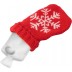 Bolsa esquenta-mãos com decoração de natal