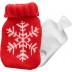 Bolsa esquenta-mãos com decoração de natal