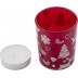 Copo de cristal com vela