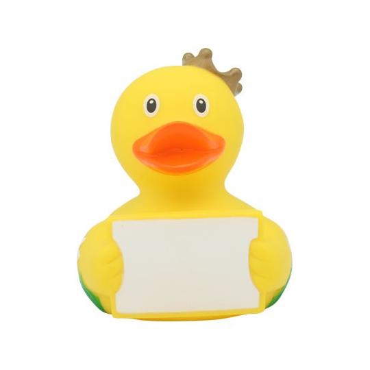 Pato de Borracha com Saudação