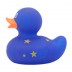 Pato de Borracha com lua e estrelas