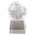 Troféu de vidro com relógio