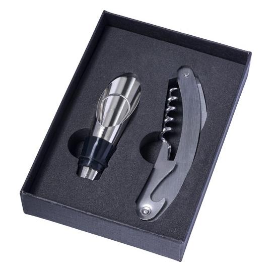 Conjunto de duas peças para vinho