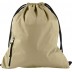 Mochila pongee (190T) de fechar por corda