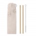 Conjunto de palhinhas Natural Straw