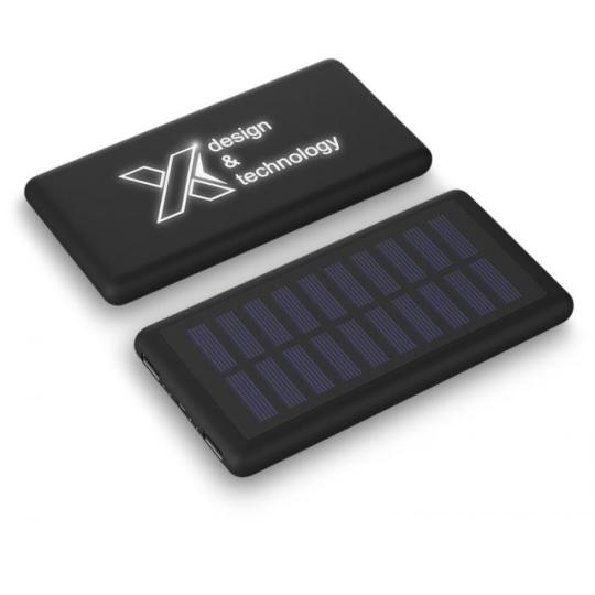 Powerbank solar retroiluminado "SCX.design® P30" 8000 mAh