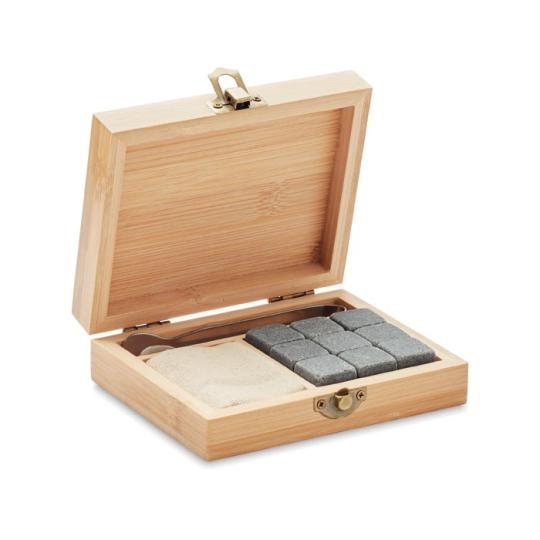 Caixa de bambu com dados Dundalk