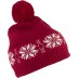 Gorro tricotado, motivo estrela