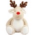 Rena de peluche com fecho