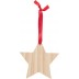 Estrela ornamental em madeira de Natal