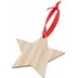 Estrela ornamental em madeira de Natal