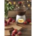 Conjunto para fondue de chocolate de vidro "Belgium"