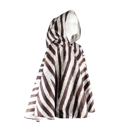 Poncho em tecido impermeável