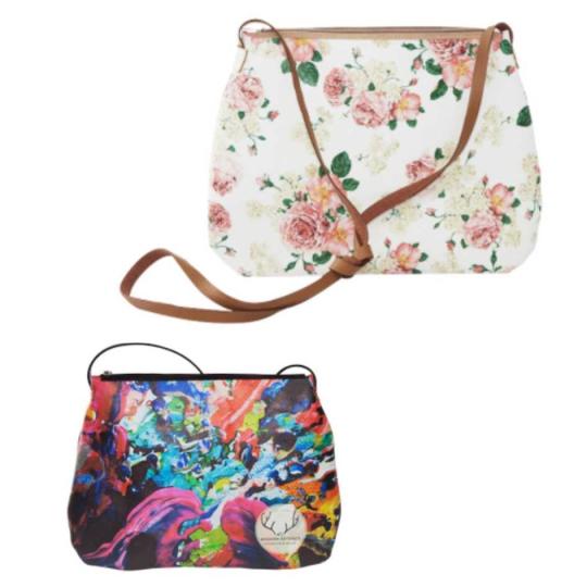 Bolsa pequena em napa