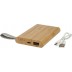 Powerbank de 5000 mAh em bambu Tulda