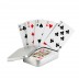 Jogo de cartas caixa metal Amigo