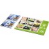 Conjunto de tapete para rato e base para copos Q-Mat®