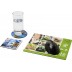 Conjunto de tapete para rato e base para copos Q-Mat®