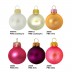 Bolas de Natal cor efeito Mate