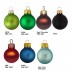 Bolas de Natal cor efeito Mate