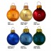 Bolas de Natal cor brilhante