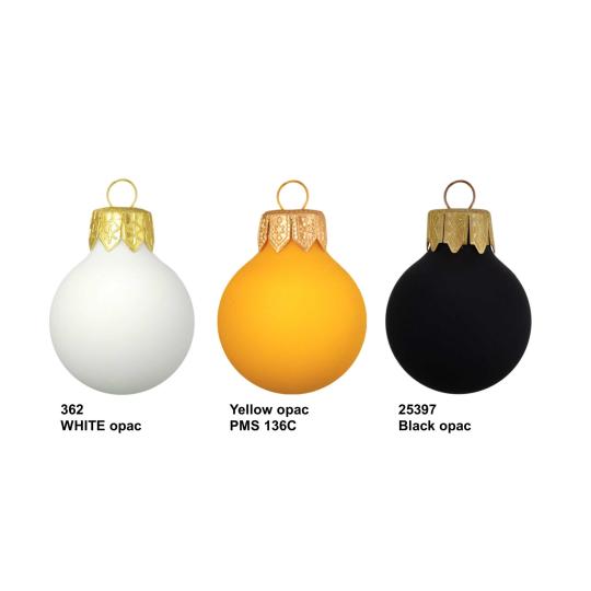 Bolas de Natal efeito casca de ovo