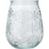 Suporte de vela tealight de vidro reciclado Faro