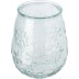 Suporte de vela tealight de vidro reciclado Faro