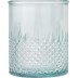 Suporte de vela tealight em vidro reciclado Estrel