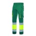 High visibility bicolour multipocket stretch trousers