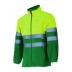 Bicolour high visibility fleece jacket