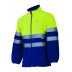 Bicolour high visibility fleece jacket