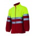 Bicolour high visibility fleece jacket