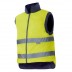 Reversible high visibility padded vest