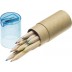 Tube en ABS et carton avec12 crayons Terrence