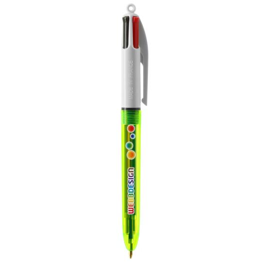 BIC® Bolígrafo 4 Colores Fluo
