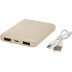 Powerbank de 5000 mAh em palha de trigo Asama