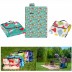 Manta happy picnic com costas impermeáveis com parte traseira à prova d'água