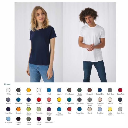 T-shirt de homem e de senhora E150 B&C®
