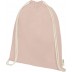 Mochila com cordões de algodão orgânico GOTS de 140 g/m² Orissa