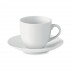 Conjunto de prato e chávena Espresso