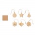 Conjunto de 6 ornamentos Chriset