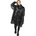 Disposable poncho with Ziva pouch