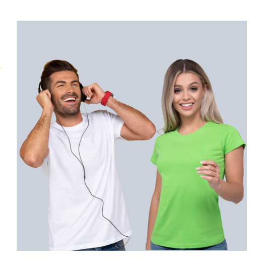 T-shirt regular de homem