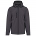 Blusão softshell 3 camadas com capuz e mangas amovíveis unissexo Kariban®