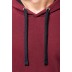 Sweatshirt com capuz em contraste