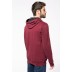 Sweatshirt com capuz em contraste