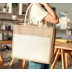 Jute tote bag with Mumbay pocket