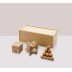Rompecabezas de 3 piezas de madera Brainiac