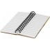 Spiral notepad with colourful sticky notes